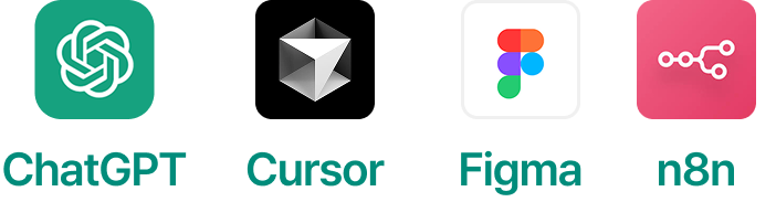 ChatGPT, Gemini CLI, Figma, n8n